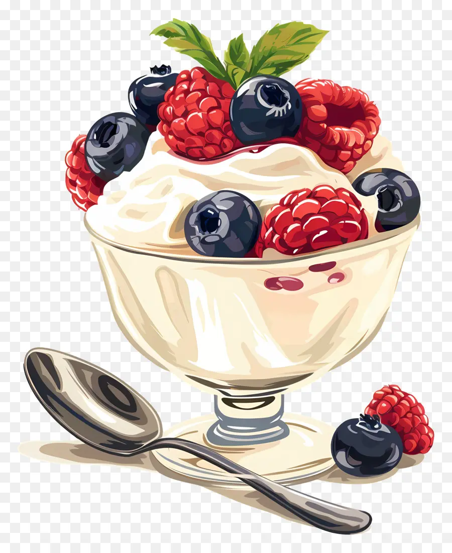 Yogurt，Berries PNG