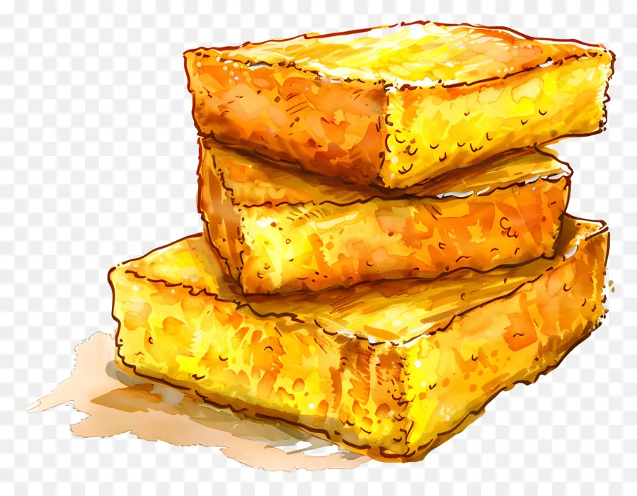 Кукурузный хлеб，тост PNG