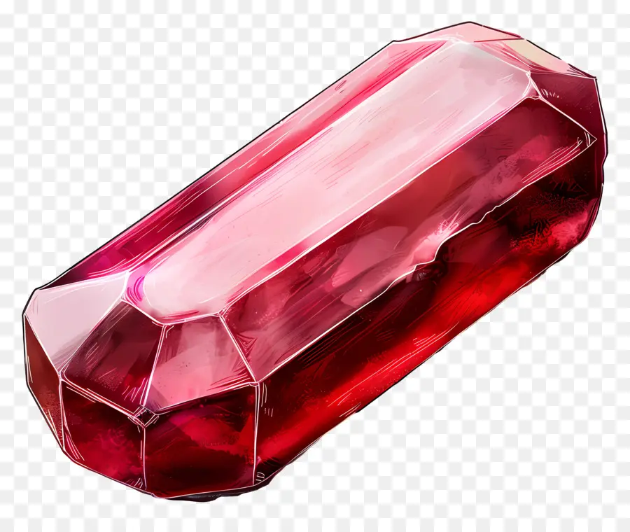 Рубиновый，розовый драгоценный камень PNG
