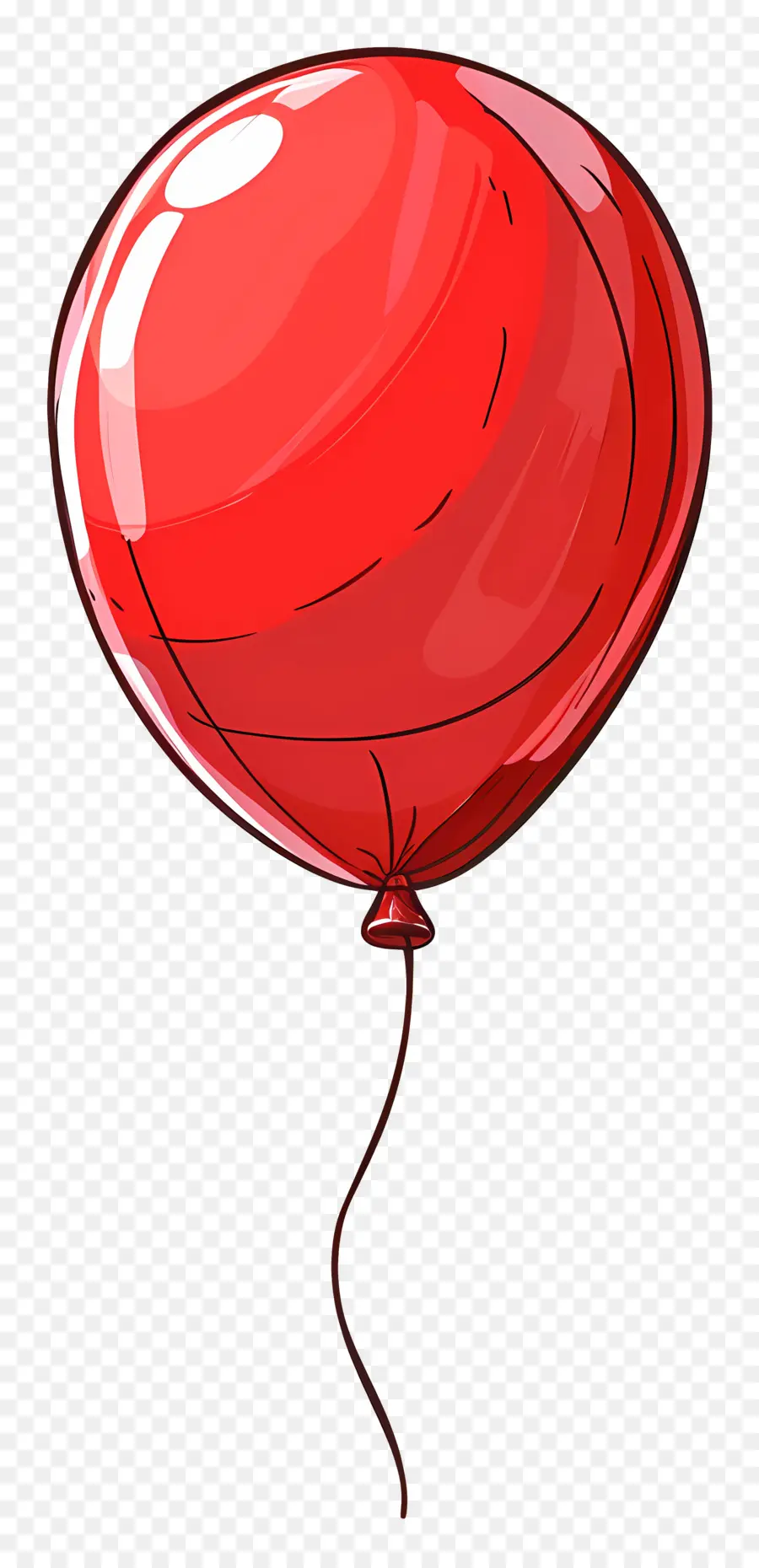 Воздушный шар，красный шар PNG