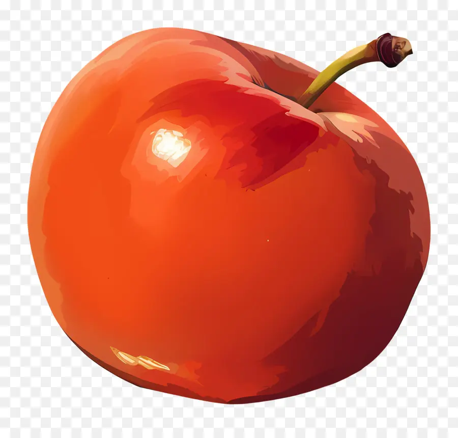 Нектарин，красное яблоко PNG