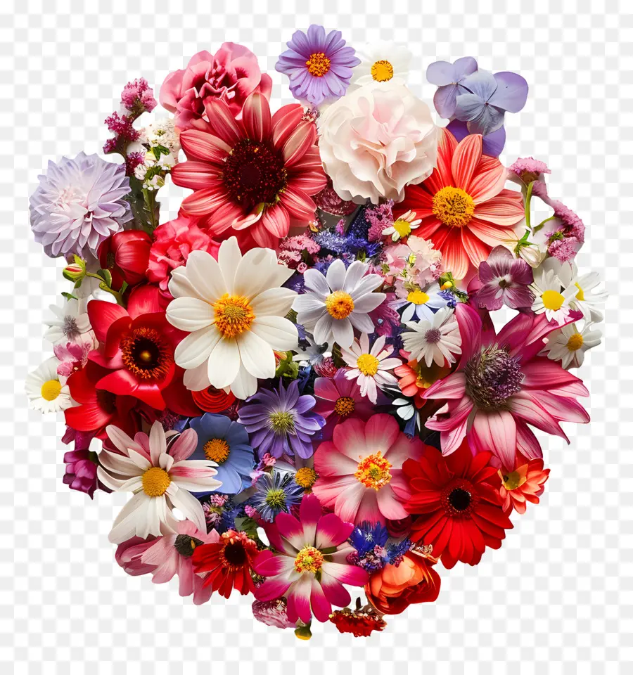 Цветочная куча，цветочная композиция PNG