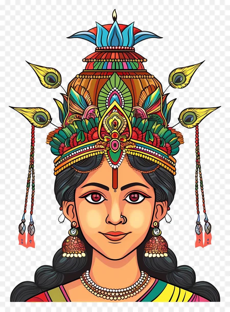 индийская женщина，Индийский PNG