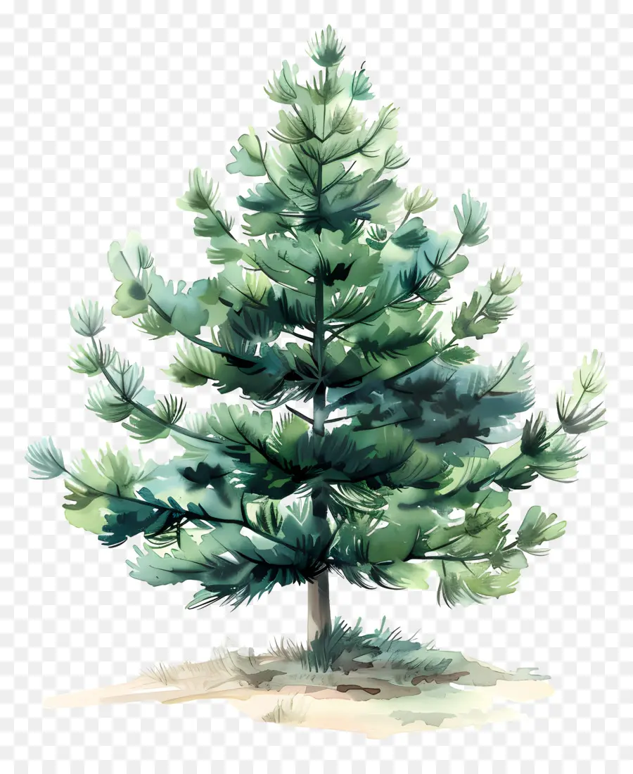 Pine Tree，вечнозеленое дерево PNG