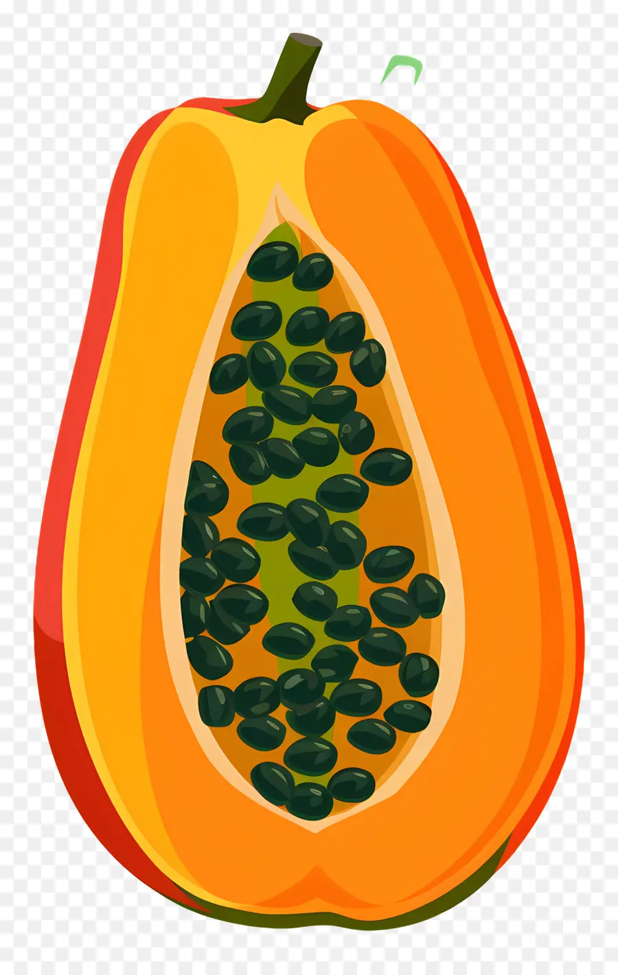Папайя，спелый фрукт PNG