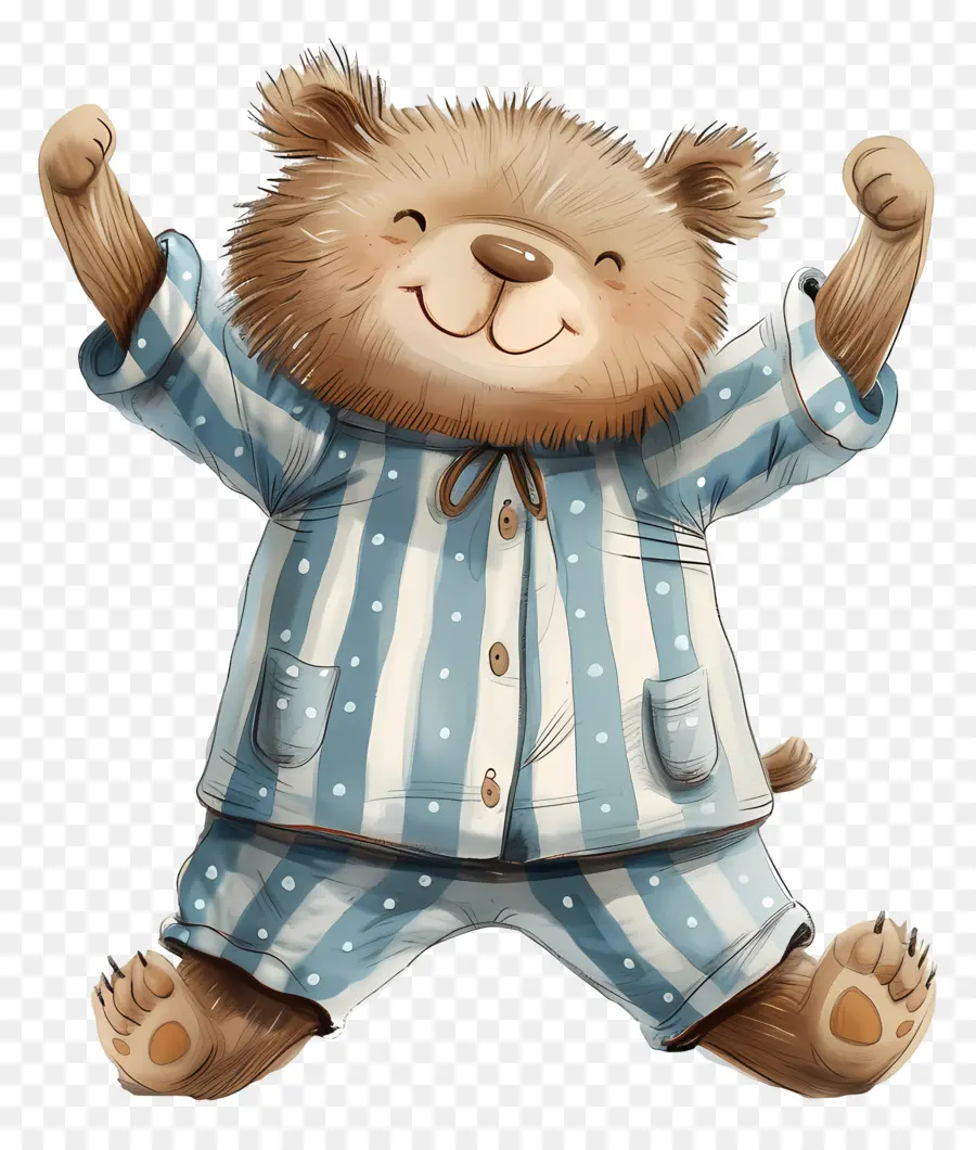 мультфильм медведь，Pijamas PNG