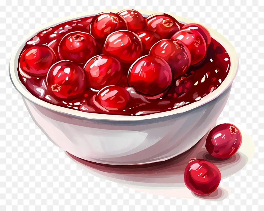 Клюквенный соус，Cranberries PNG