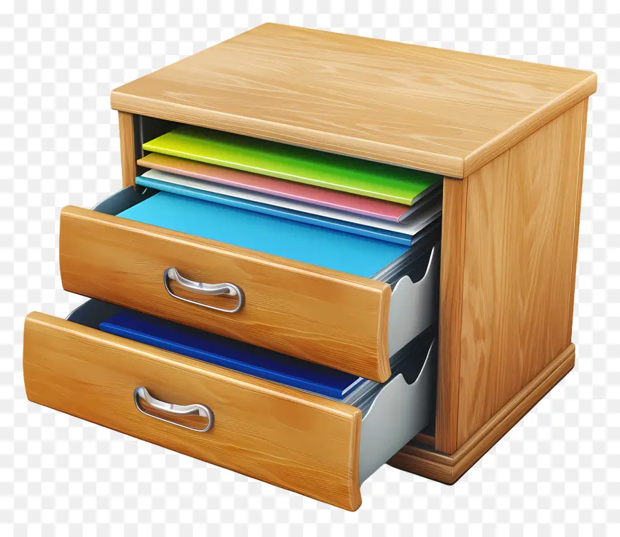 Офисный ящик，Деревянный файловый шкаф PNG