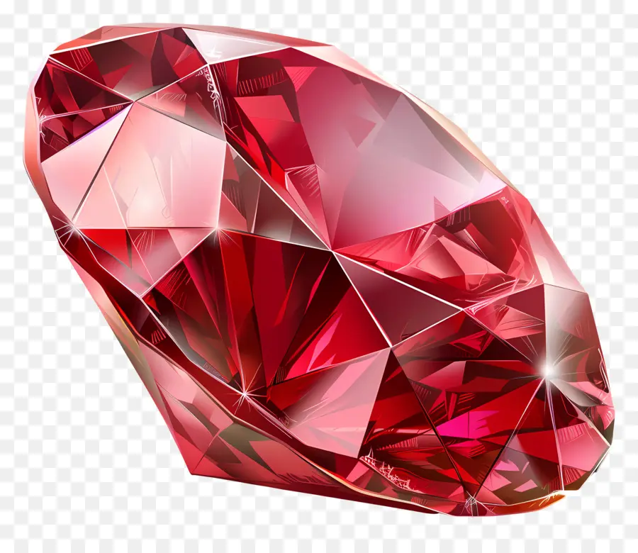 рубиновый камень，красный бриллиант PNG