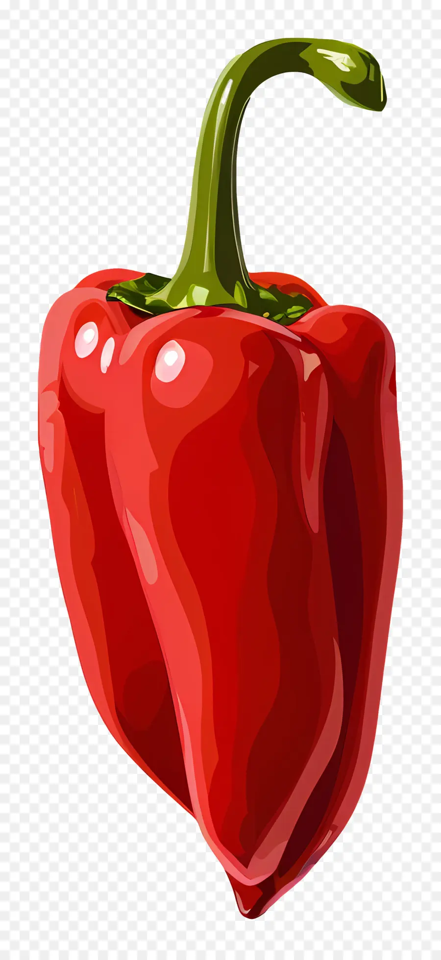 красный перец，Red Bell Pepper PNG