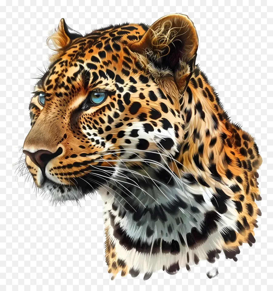 леопард，вспыльчивый PNG