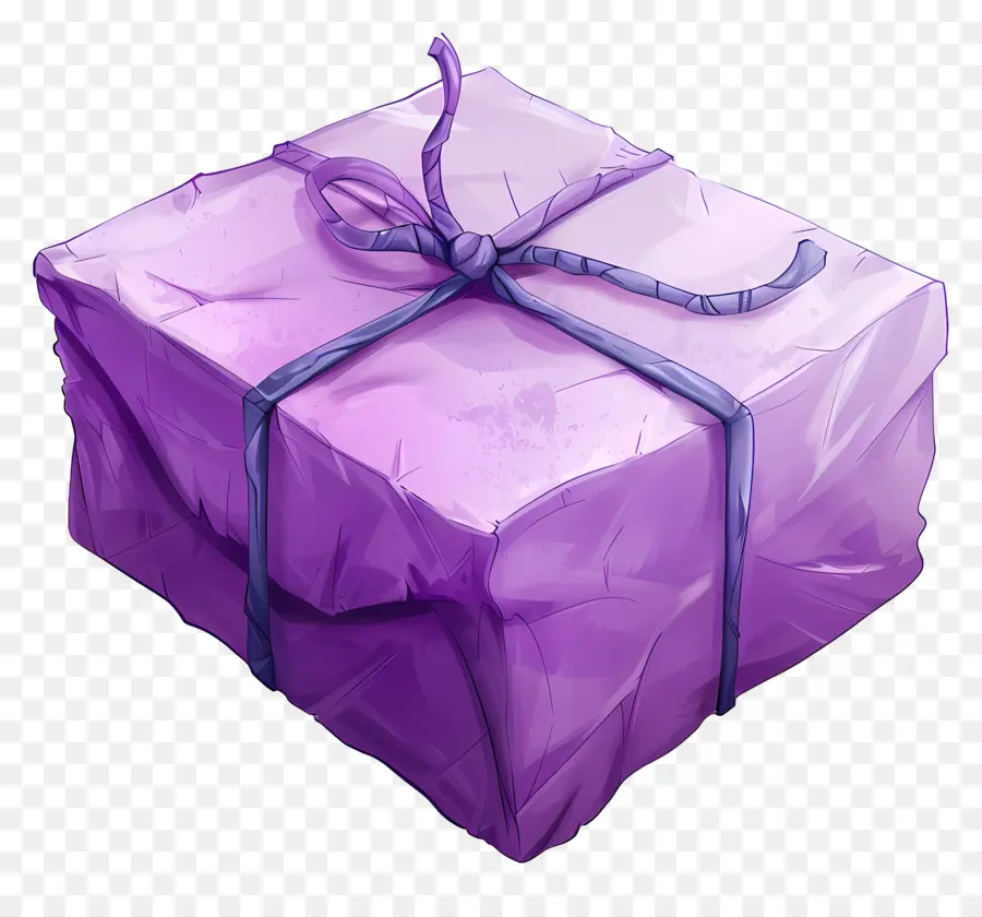 фиолетовый пакет，фиолетовая подарочная коробка PNG