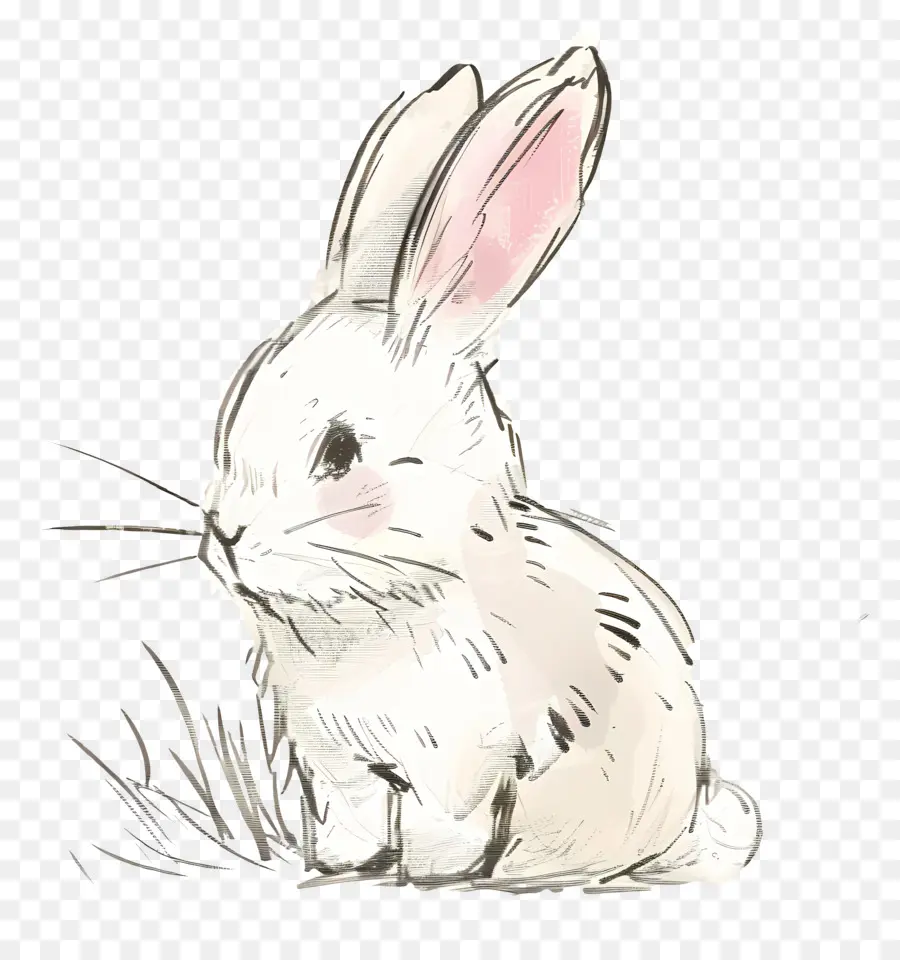 Кролик，Белый Кролик PNG