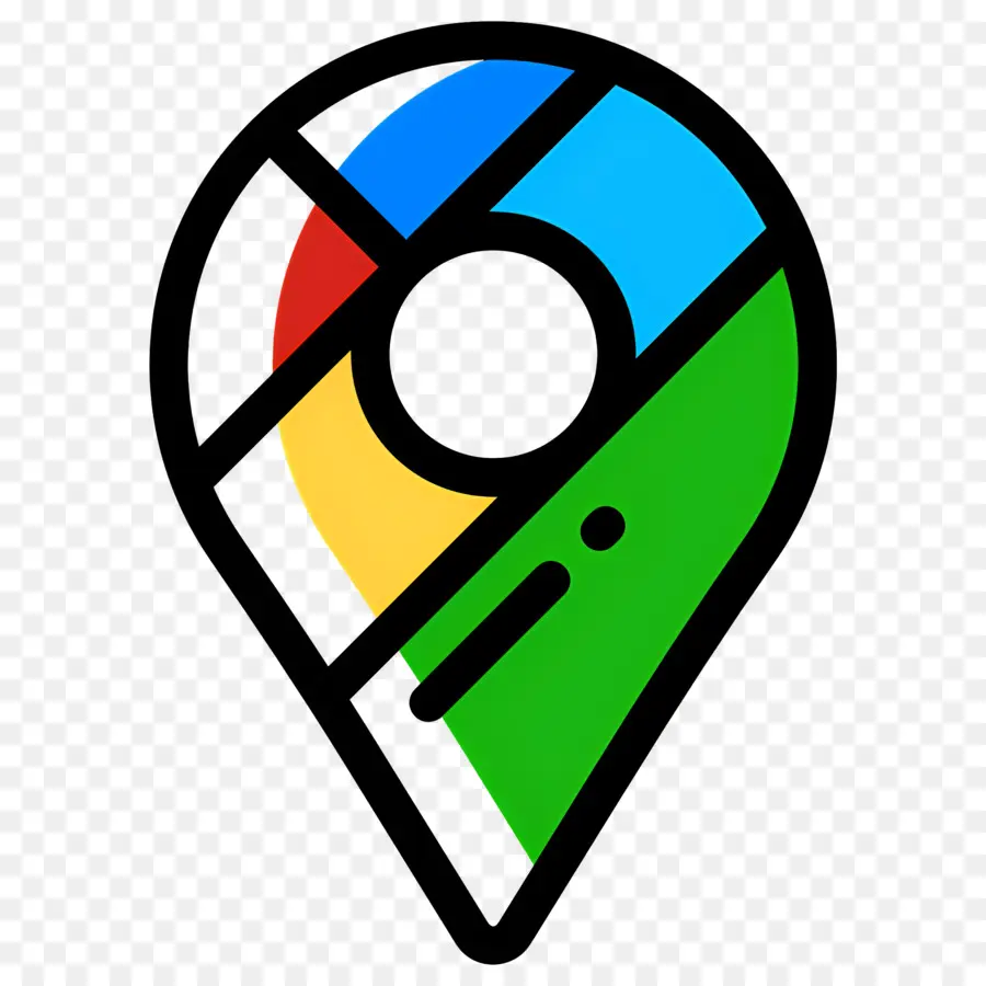 карты Google логотип，логотип Google PNG