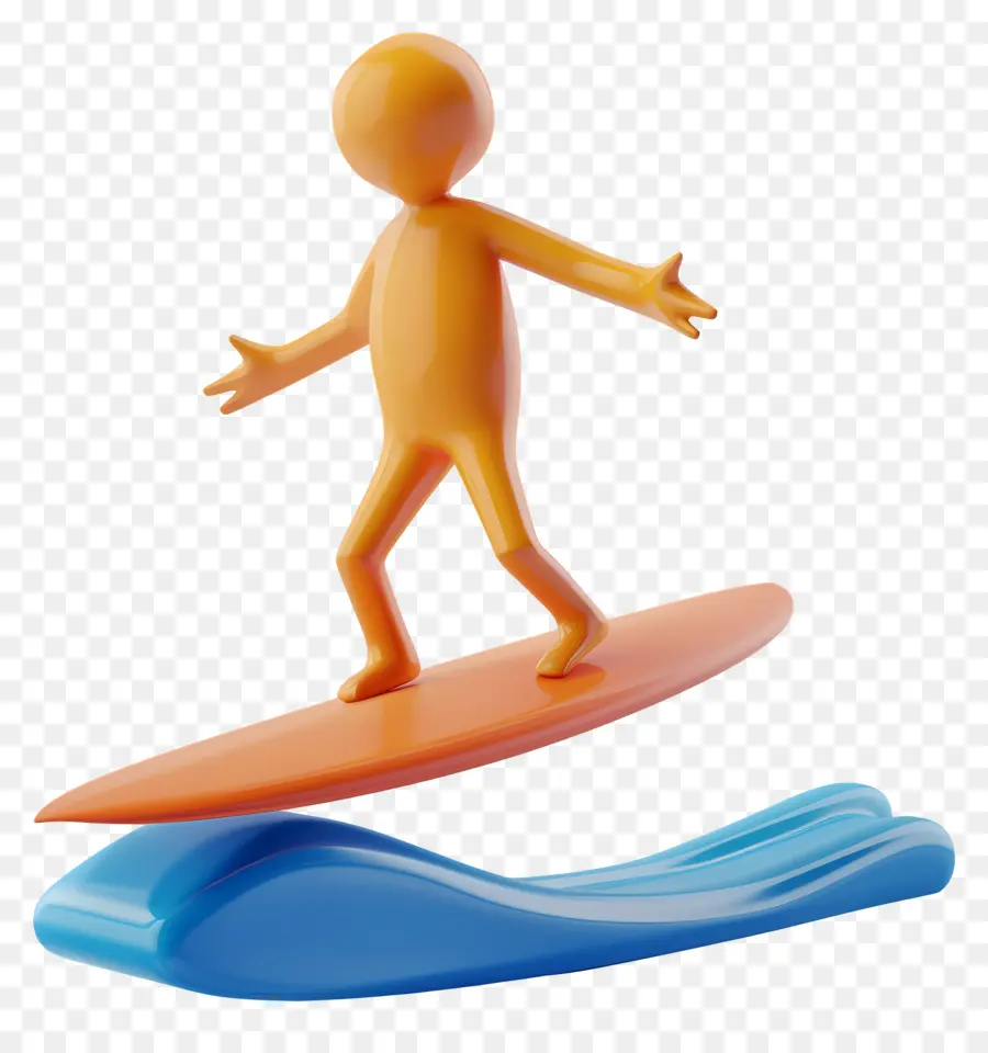 серфинг，персонажа из мультфильма PNG
