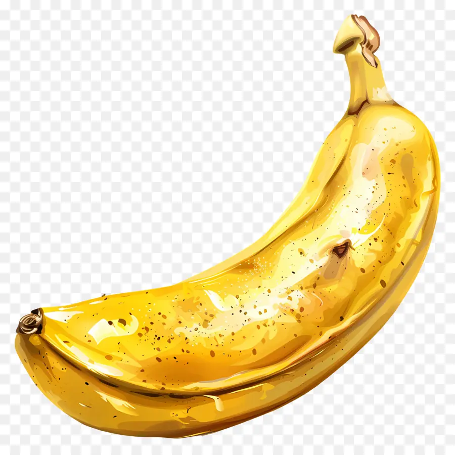 банан，Реалистичная банановая иллюстрация PNG