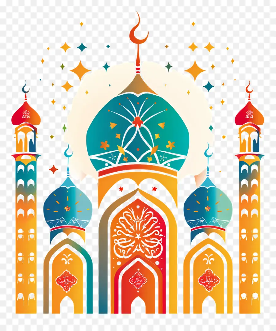 Исламский Новый Год，Религиозная архитектура PNG