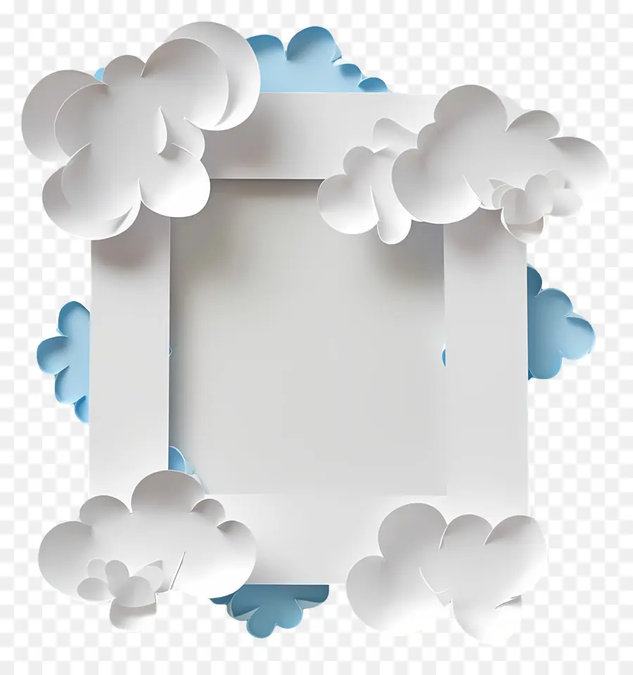 облако рамы，белые облака PNG