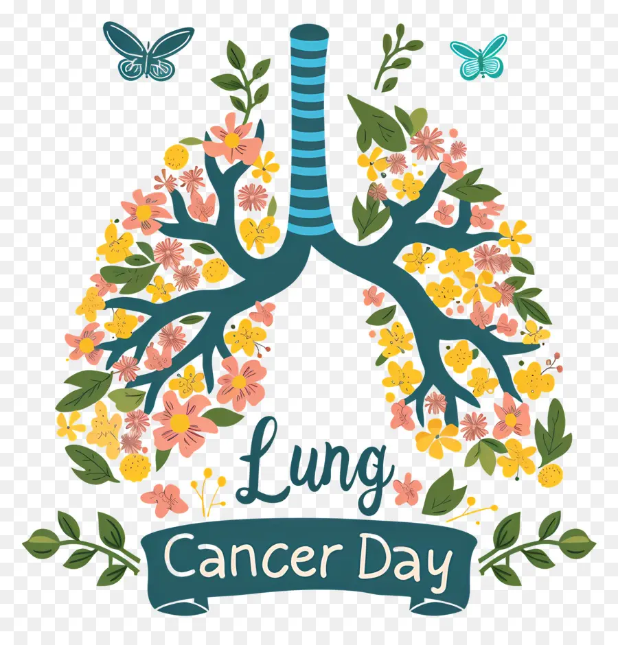 Всемирный день рака легких，здоровье легких PNG