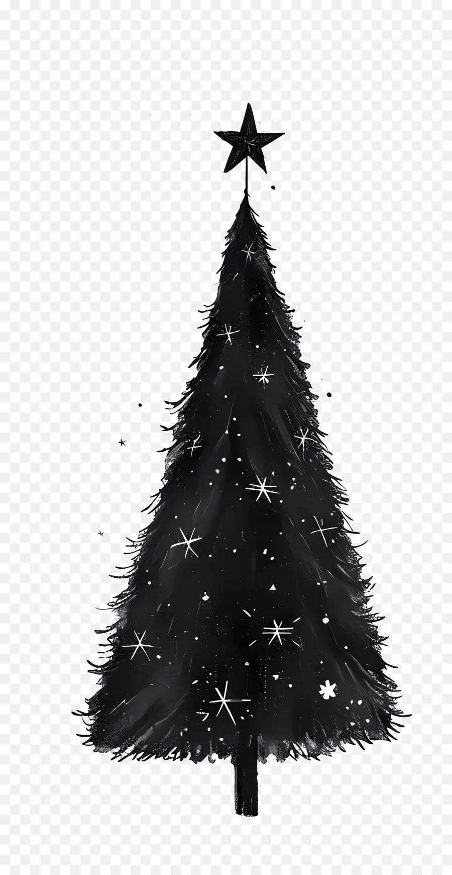 Рождественская елка，Звезды PNG