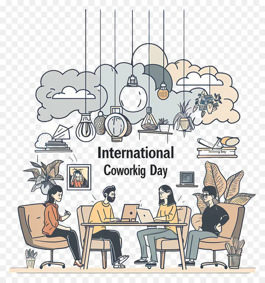 Международный день коворкинга，офис PNG