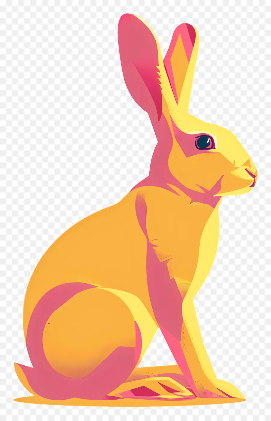 Кролик，розовый кролик PNG