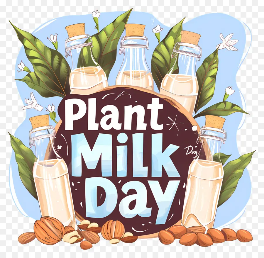 Всемирный день растительного молока，Завод молока PNG