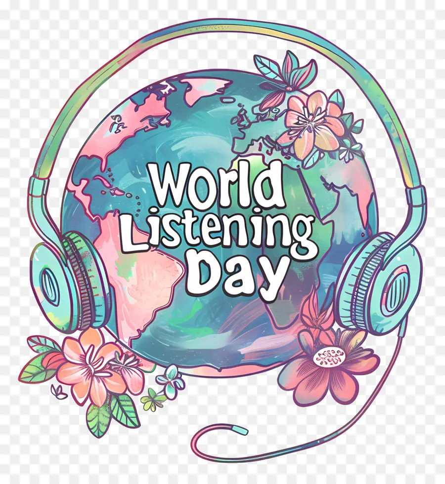 Мировой день прослушивания，Земля PNG
