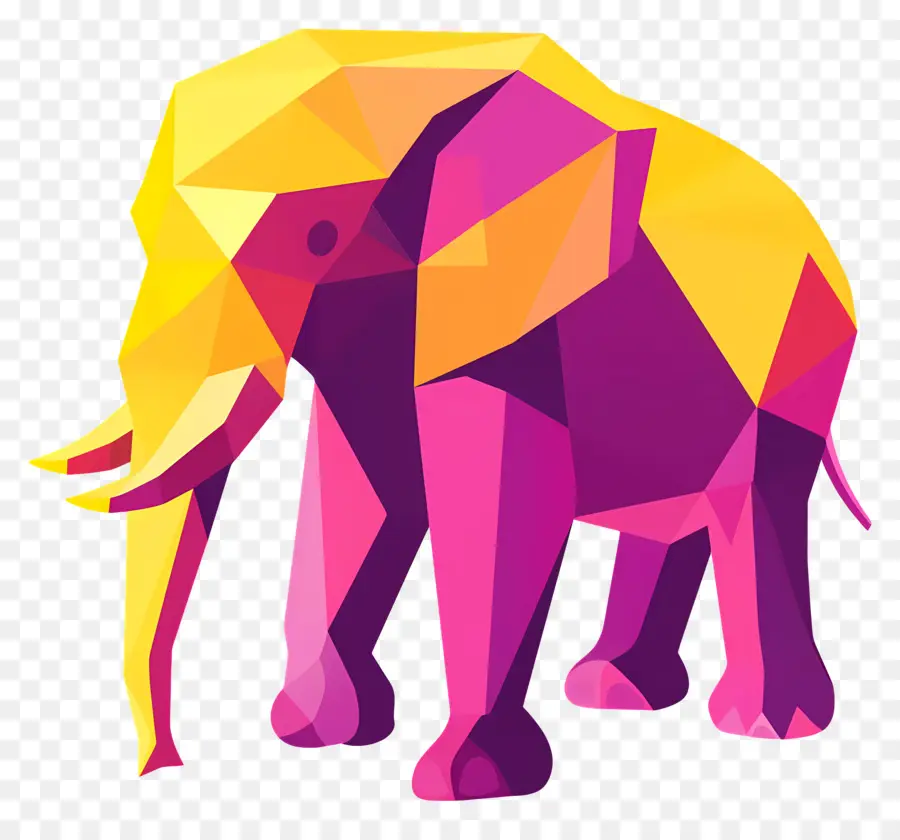 Слон，розовый слон PNG