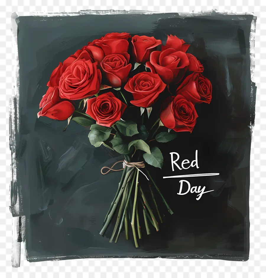 День красной розы，Красные Розы PNG