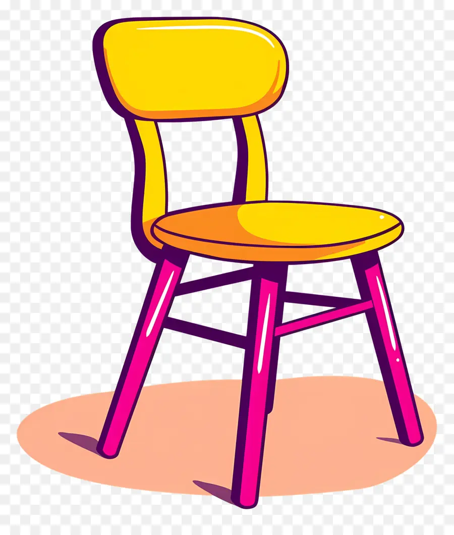 Стул，красочный стул PNG