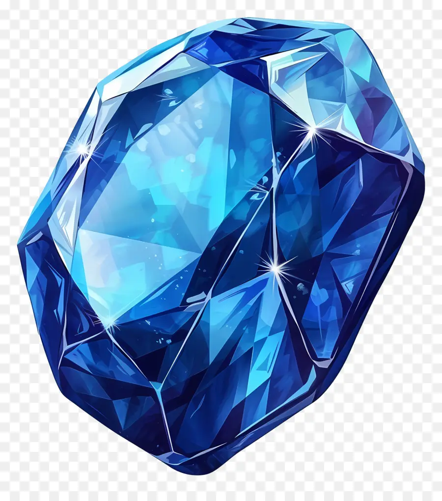 Синий драгоценный камень，Неопроверенный драгоценный камень PNG