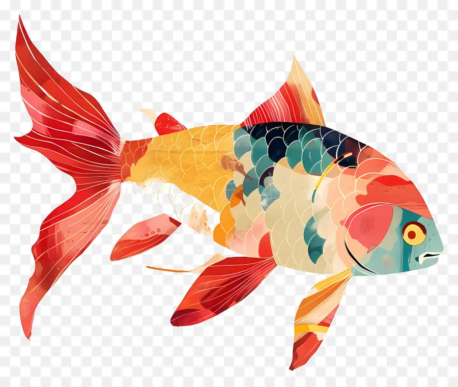 Рыбы，воды PNG