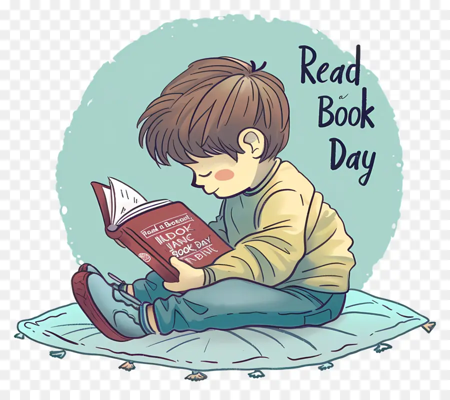 Прочитать день книги，книга для чтения ребенку PNG