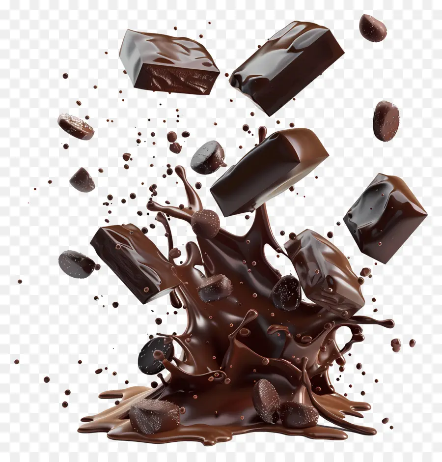анимированный шоколад，шоколадные плитки PNG