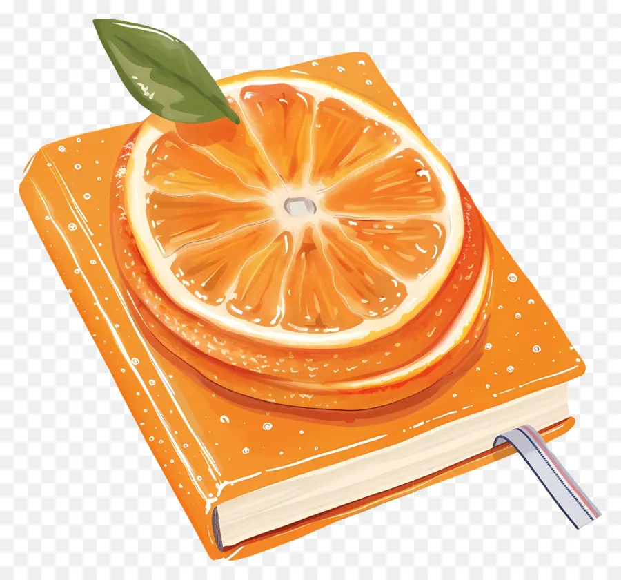 ноутбук，оранжевый PNG