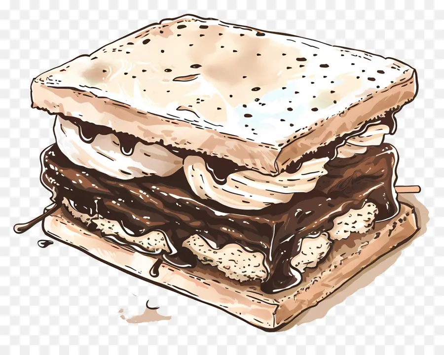 мороженое сэндвич ，арахисовое масло бутерброд PNG