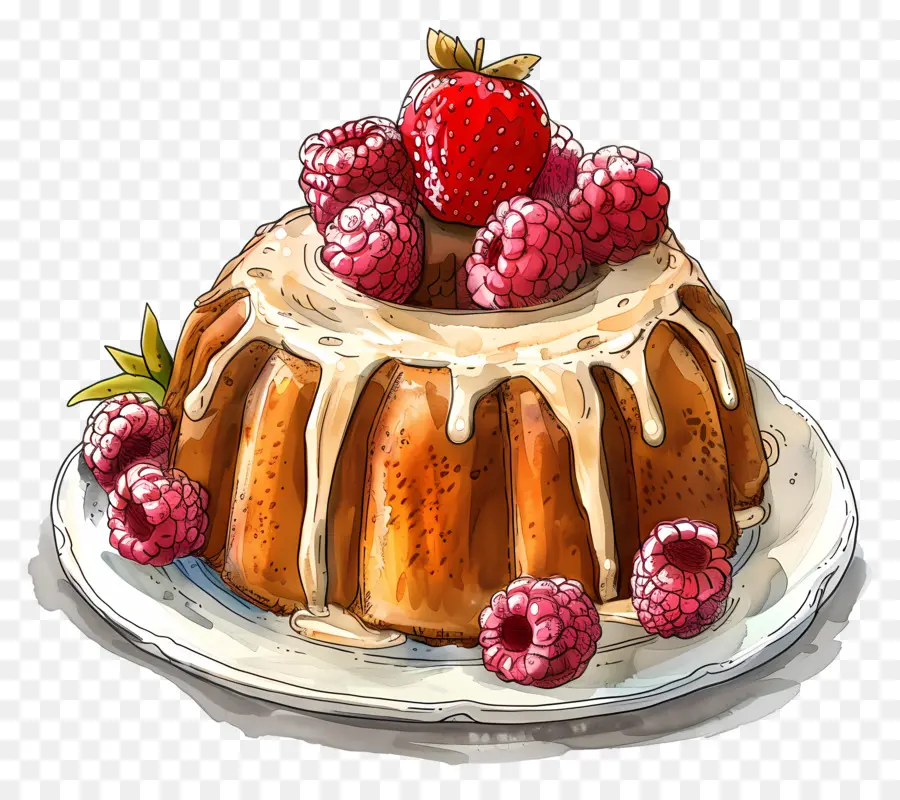 Ромовый торт，Десерт PNG