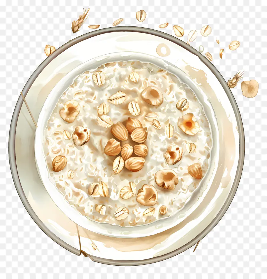 Овсянка，Nuts PNG