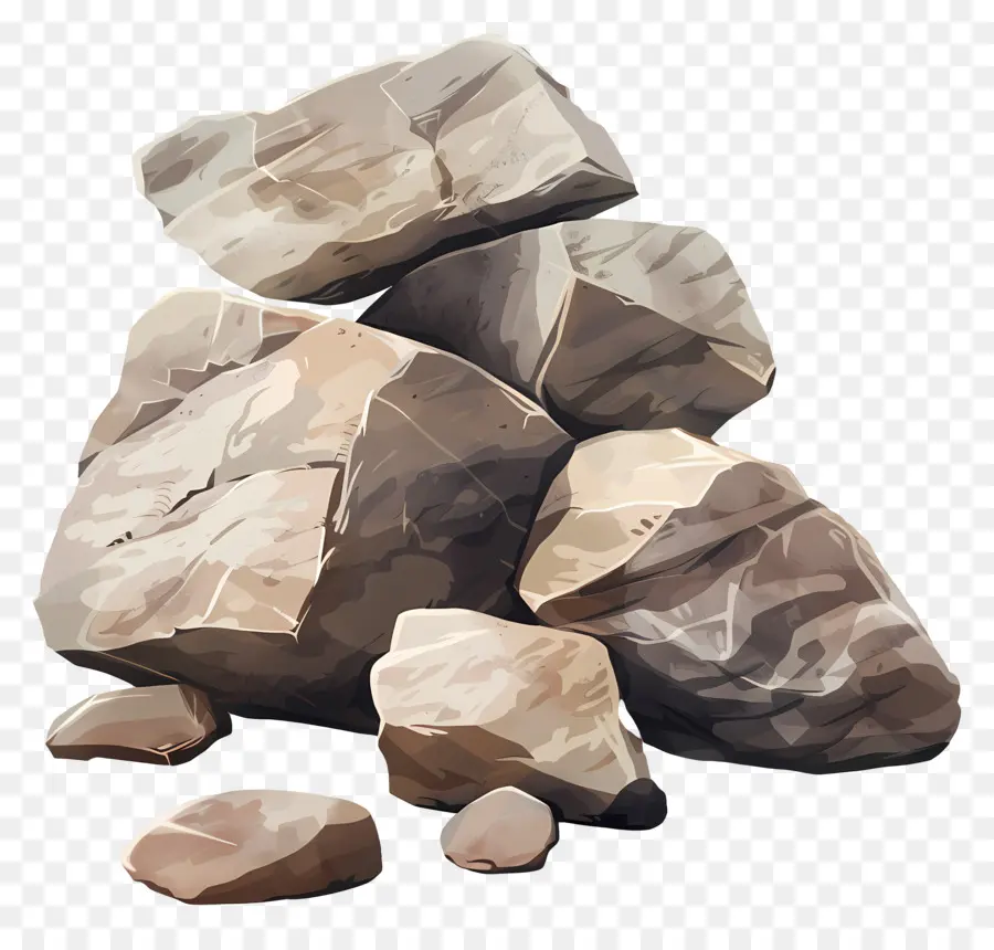 камни，Озеленение PNG
