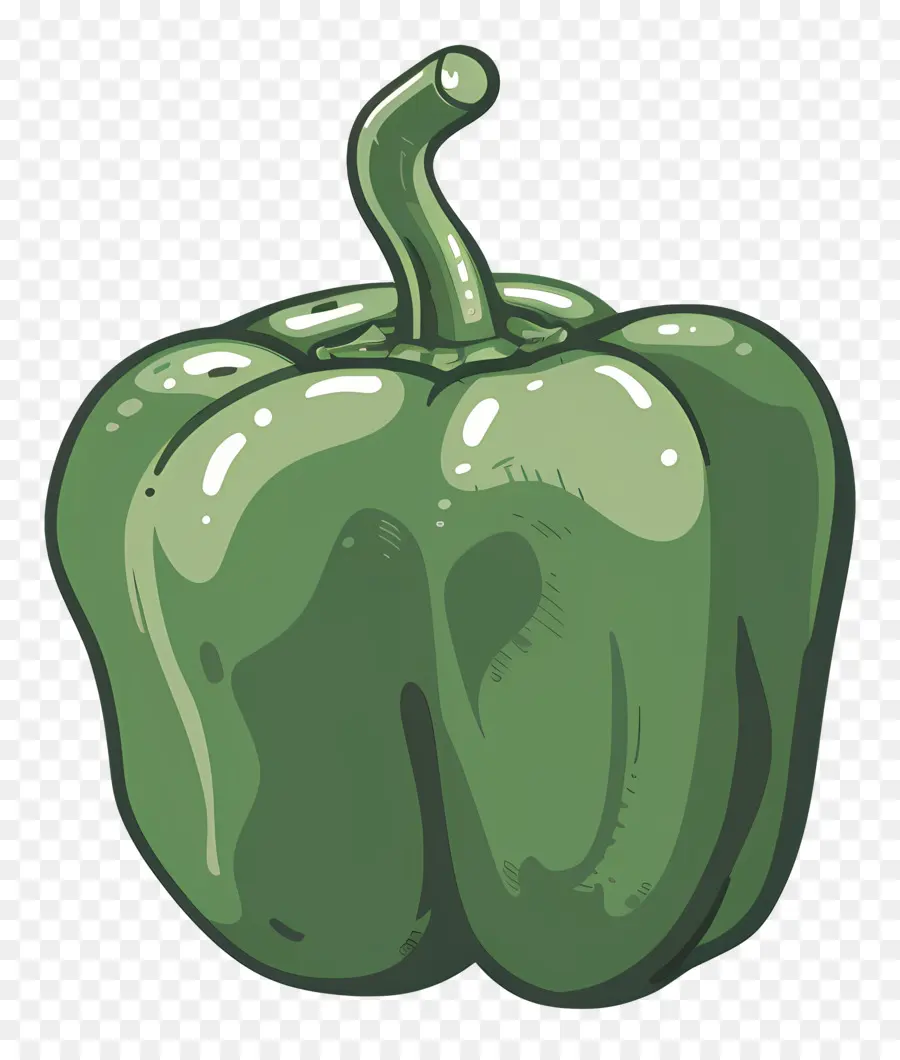 Bell Pepper，Green Bell Pepper PNG