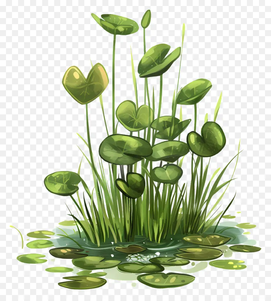 водное растение，Лили PNG