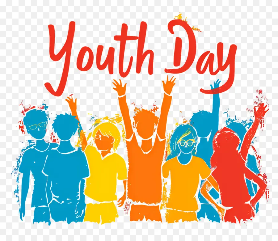 День молодежи ，молодежь PNG
