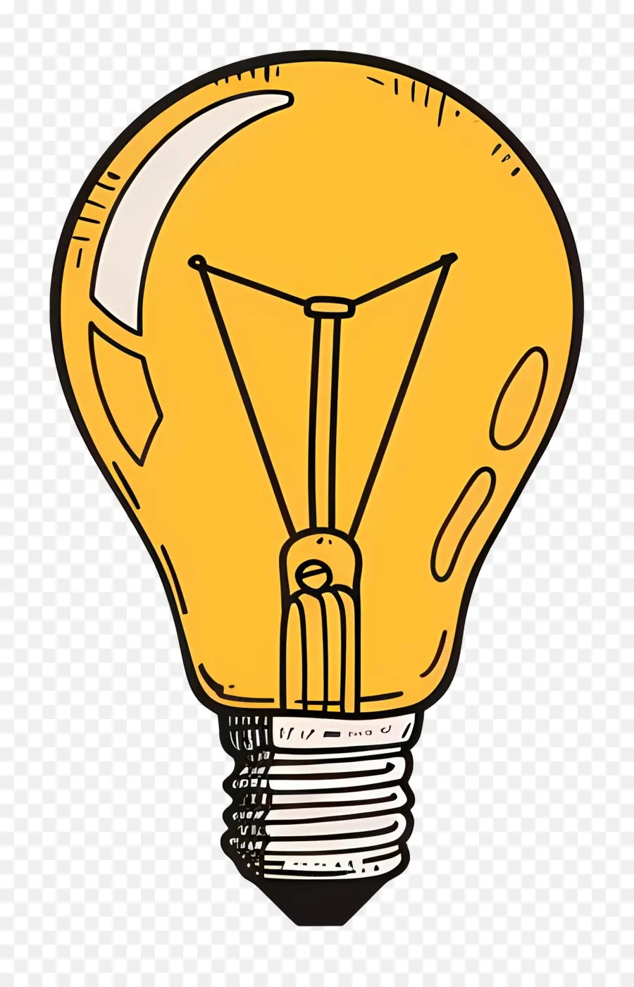 Lightbulb，лампочка PNG