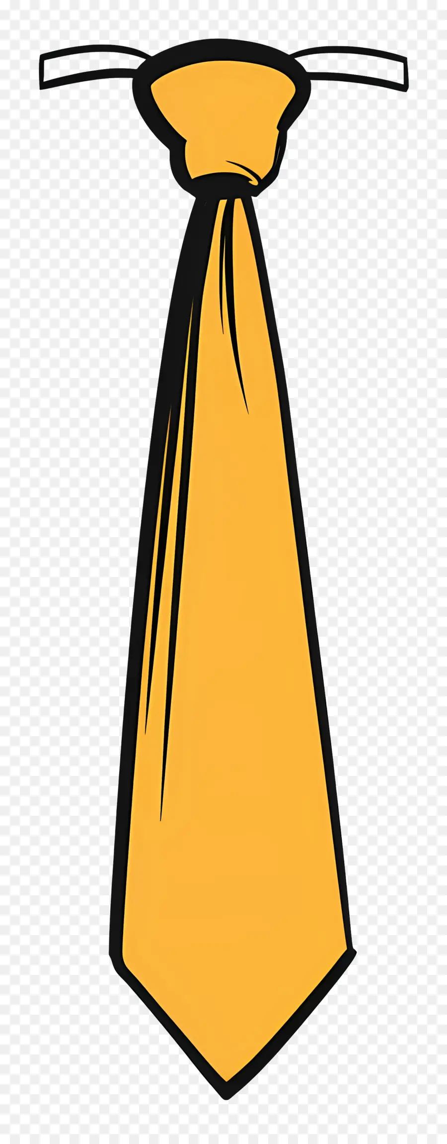 Tie，Желтый галстук PNG