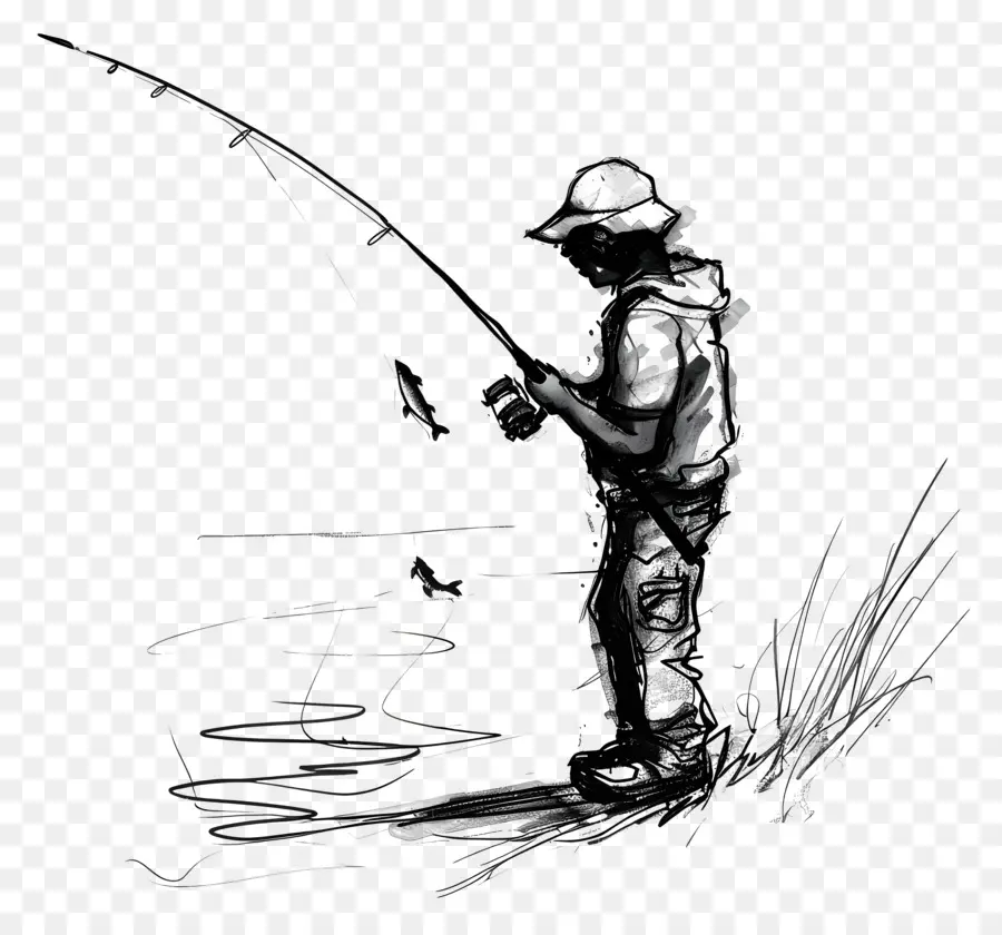 иди на рыбалку，Рыбная ловля PNG