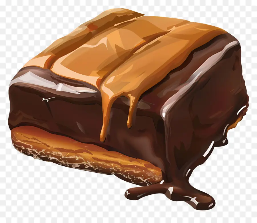 Шоколадная карамель，Темный шоколад PNG
