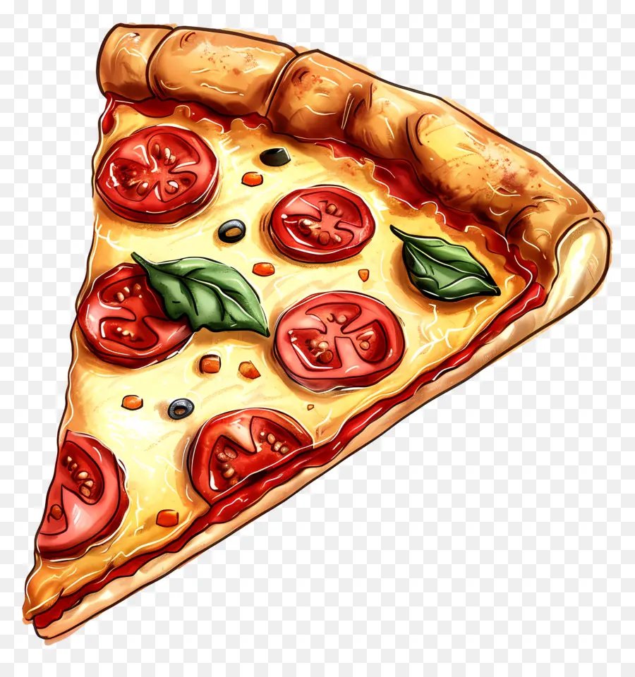 Pizza Slice，Пицца PNG