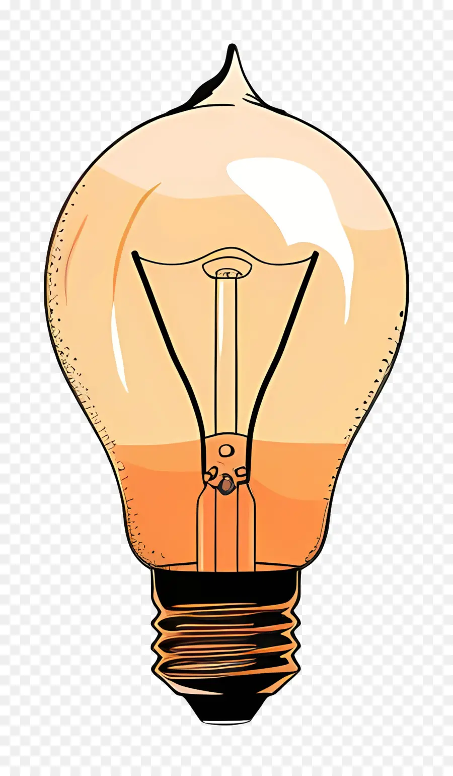 Lightbulb，лампочка PNG