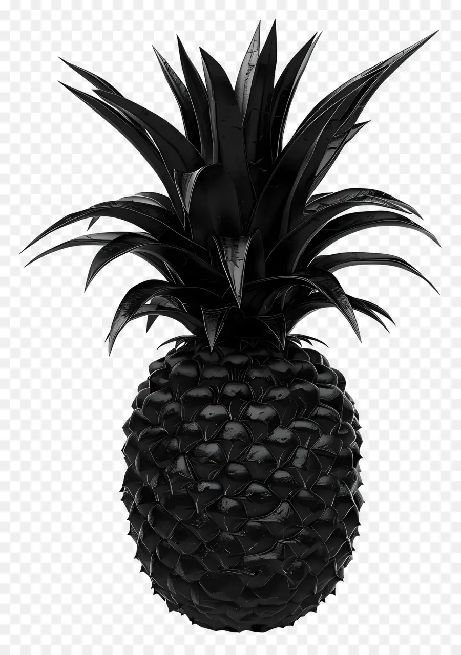 Pineapple，Черный ананас PNG